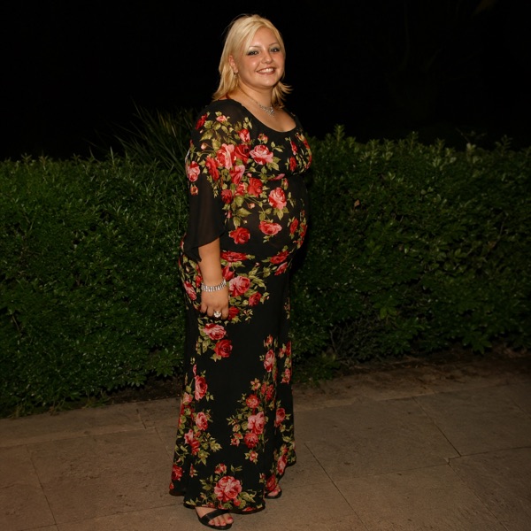 Elaine before her 75 kg weight loss